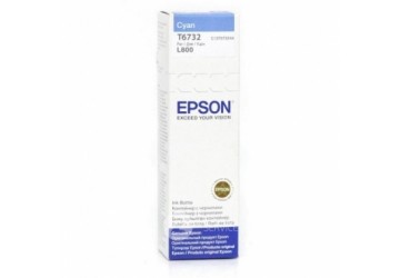 Чернила T6732 для Epson L800 (C13T67324A), голубые