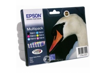 Картридж T0817 (C13T11174A10) комплект (BK, C, M, Y, LC, LM) для Epson Stylus Photo R270