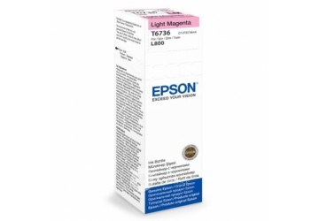 Чернила T6736 для Epson L800 (C13T67364A), светло-пурпурные