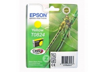 Картридж T0824 (C13T11244A10) жёлтый для Epson Stylus Photo R270