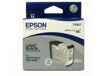 Картридж T5807 (C13T580700) светло-черный для Epson Stylus Photo 3800