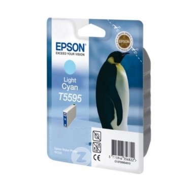 Картридж T5595 (C13T55954010) светло-голубой для Epson Stylus Photo RX700