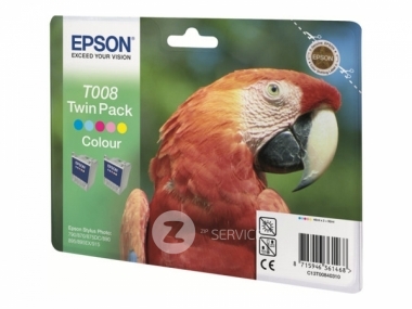 Картридж T008 (C13T00840310) цветной (2 шт.) для Epson Stylus Photo 870