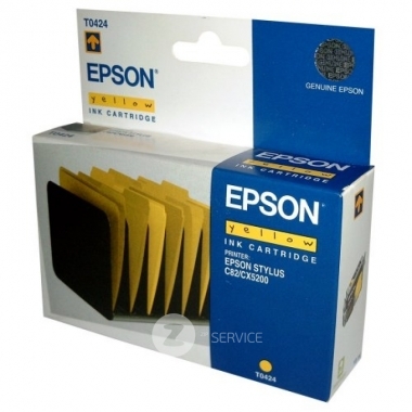 Картридж T0424 (C13T04244010) желтый для Epson Stylus Photo C82/CX5200