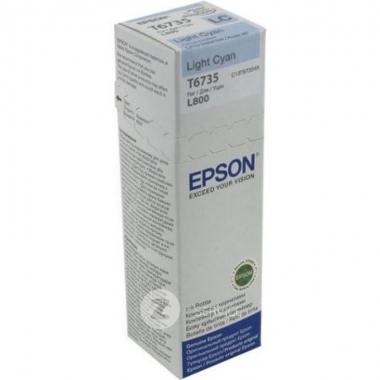 Чорнило T6735 для Epson L800 (C13T67354A), світло-блакитне