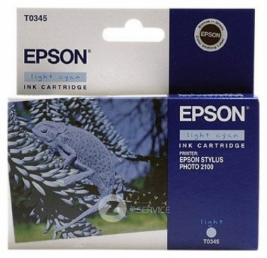 Картридж T0345 (C13T03454010) светло-голубой для Epson Stylus Photo 2100