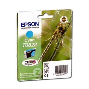 Картридж T0822 (C13T11224A10) голубой для Epson Stylus Photo R270