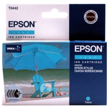 Картридж T0442 (C13T04424010) блакитний для Epson Stylus Photo C84/86
