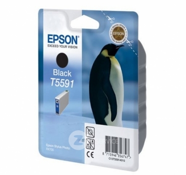 Картридж T5591 (C13T55914010) черный для Epson Stylus Photo RX700