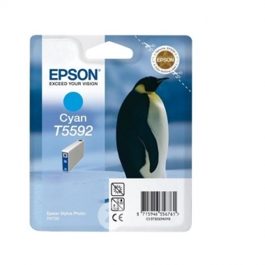 Картридж T5592 (C13T55924010) голубой для Epson Stylus Photo RX700