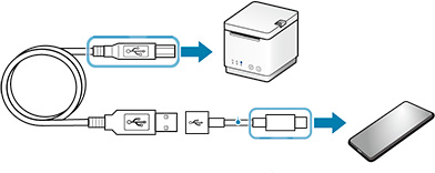 Печать через USB-кабель